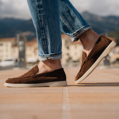 Sports loafer in suede for men | Velasca