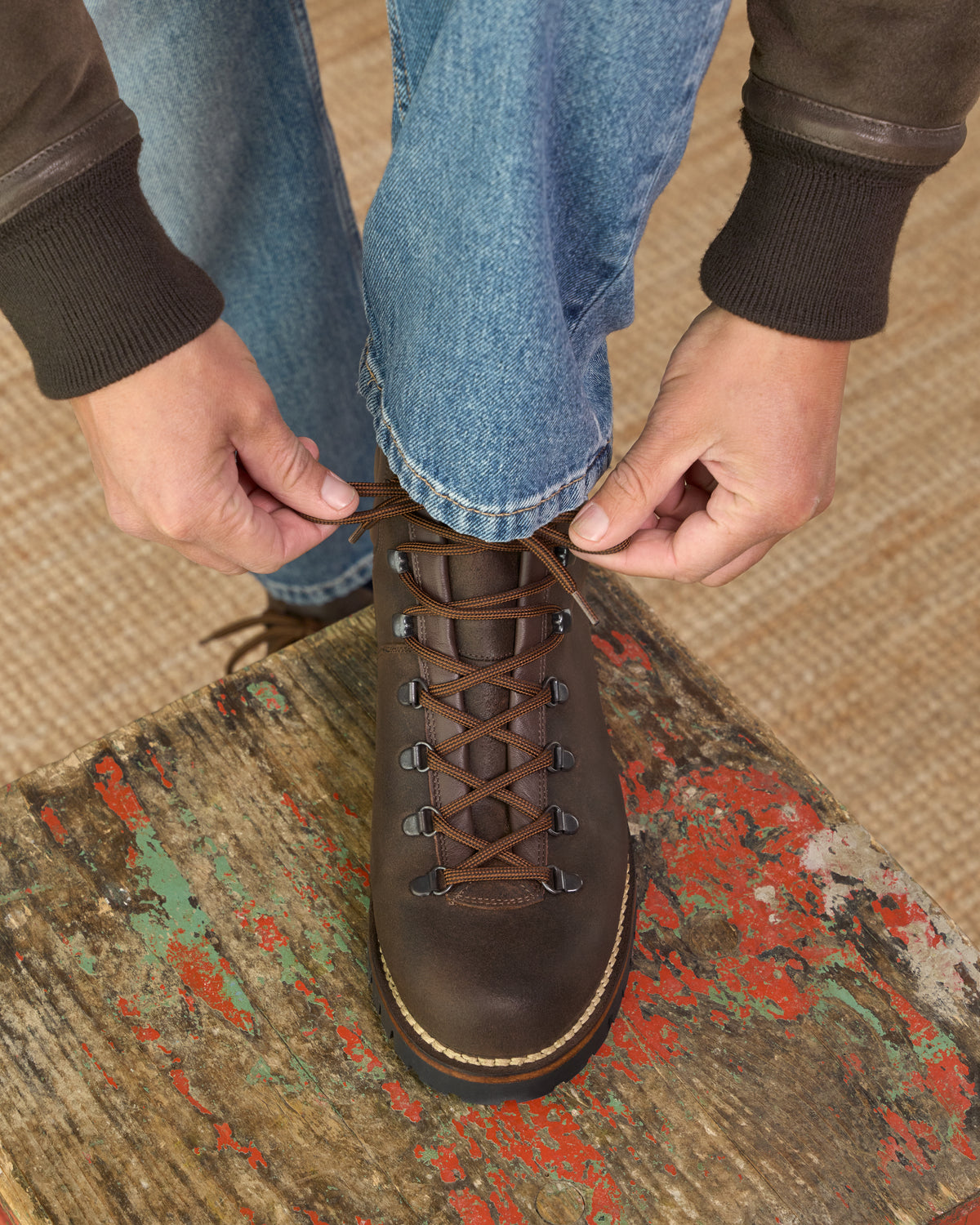 Ponto Borrego Men’s Suede Boots ~ Dress, Casual, Hiking ~ Recyclable, Sz 9 PONTO MENS BORREGO LACE UP DESERT BOOT SUEDE LEATHER DUNE  main image 2