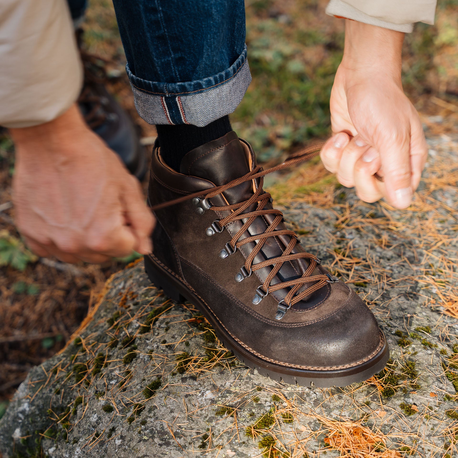 Velasca Leather hiking boots. Handcrafted with love in Italy