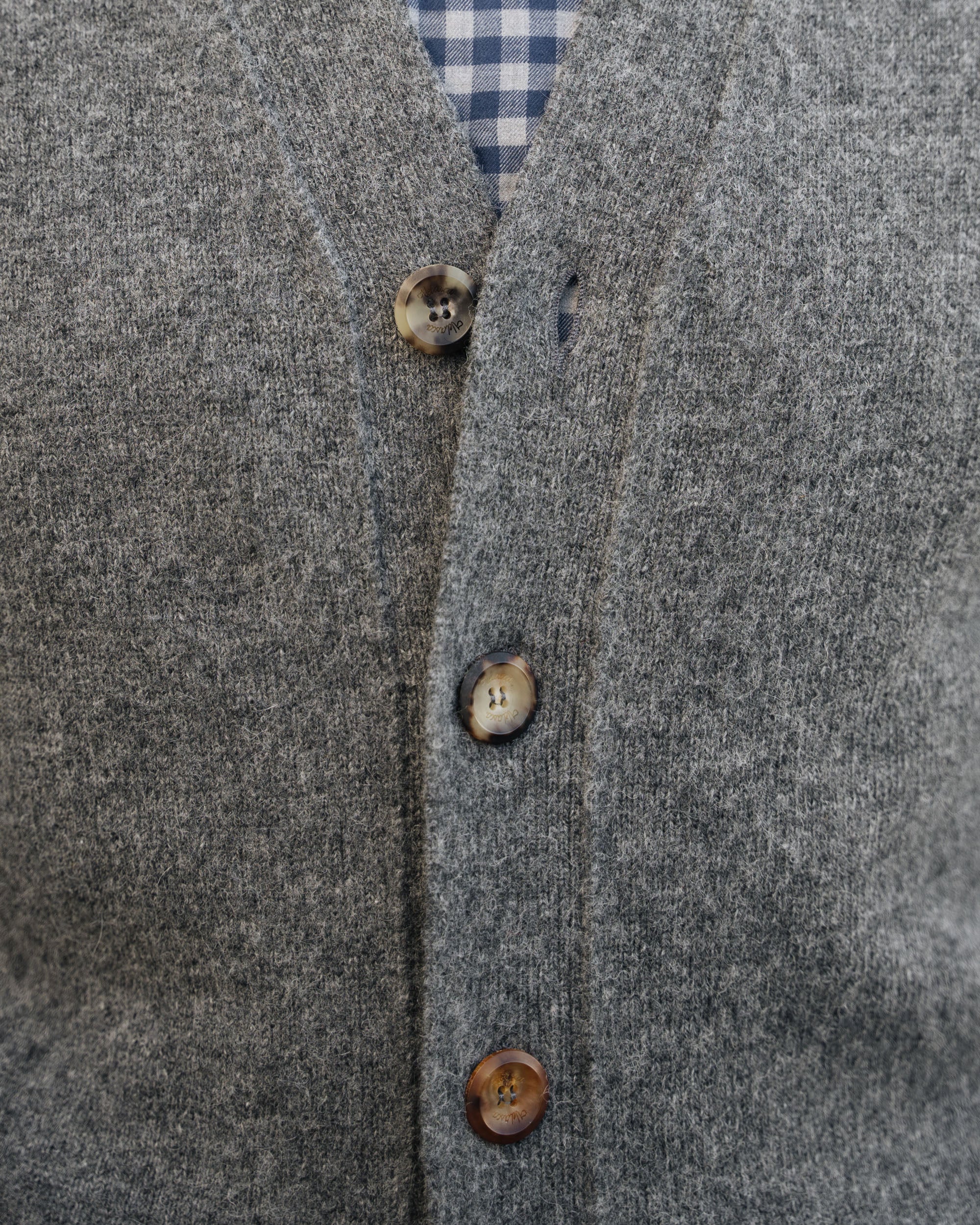 Grey 100% Shetland wool sweater, Made in Italy | Velasca