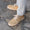 Our Beige suede calf leather and canvas Patanòt sneakers - Picture 2 - Velasca