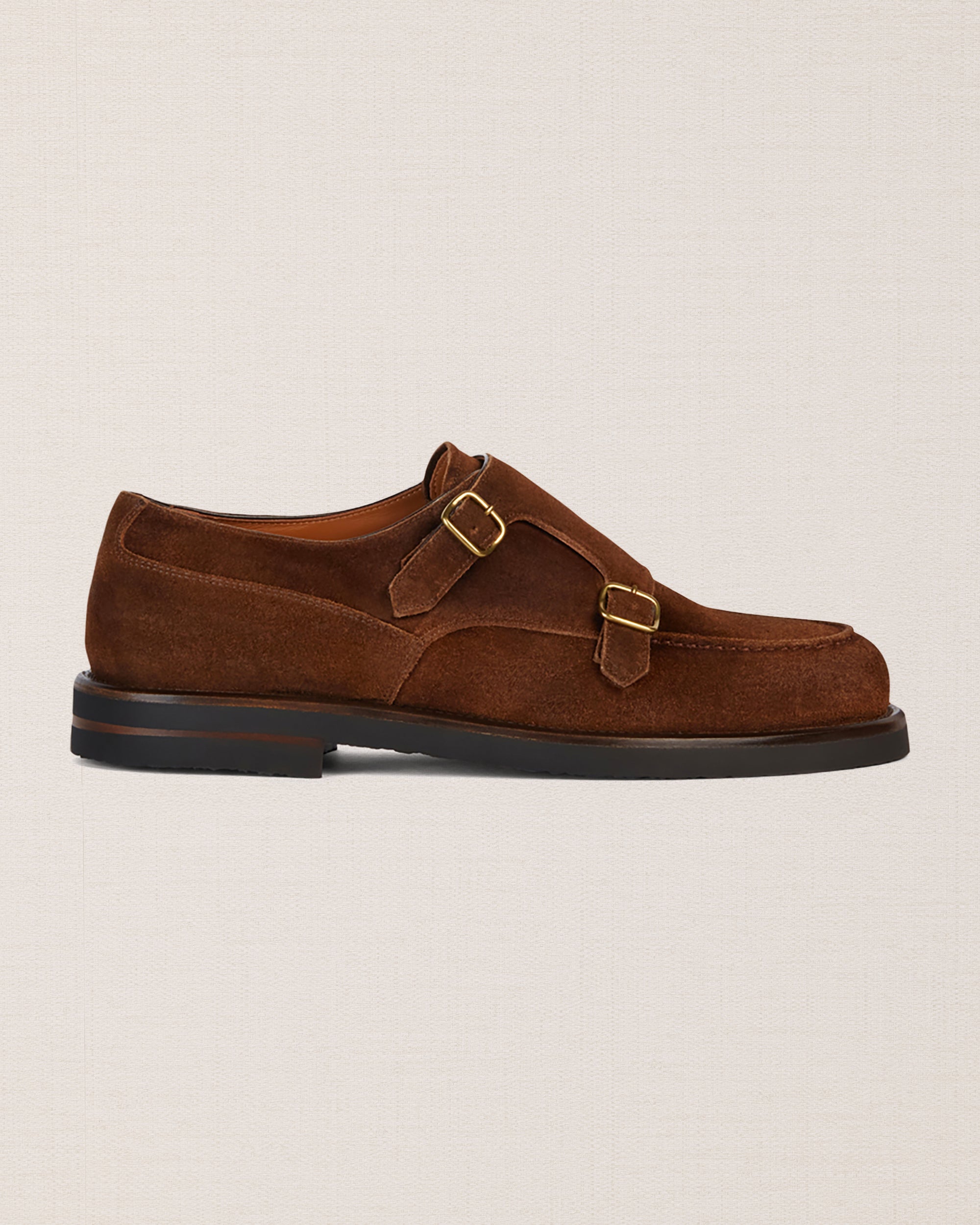 VELASCA Milano Italy Brown Suede Leather 42.5 EU /9.5 US Dress Casual Mens Shoes Men main image 2