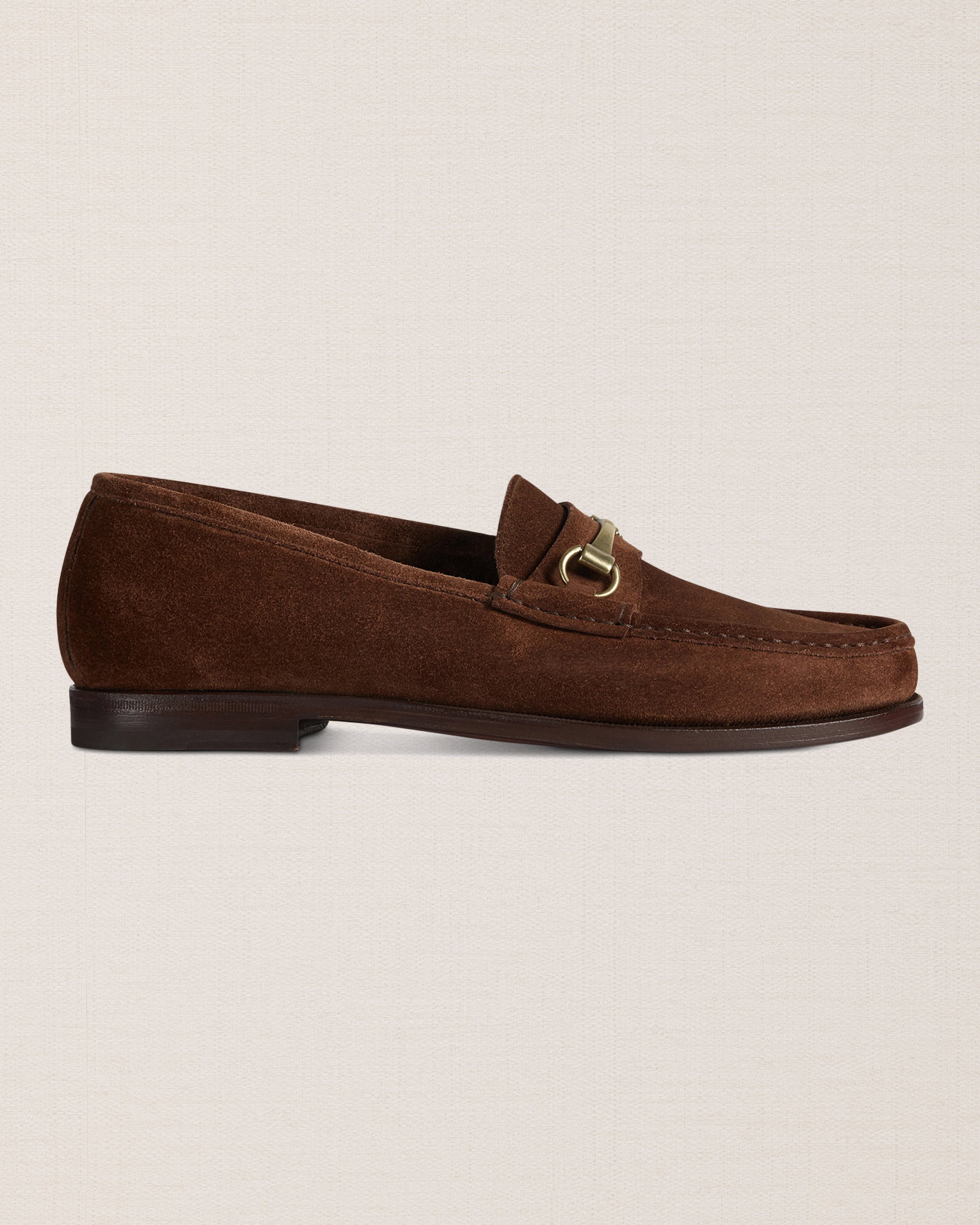 Men's suede College horsebit loafers Velasca