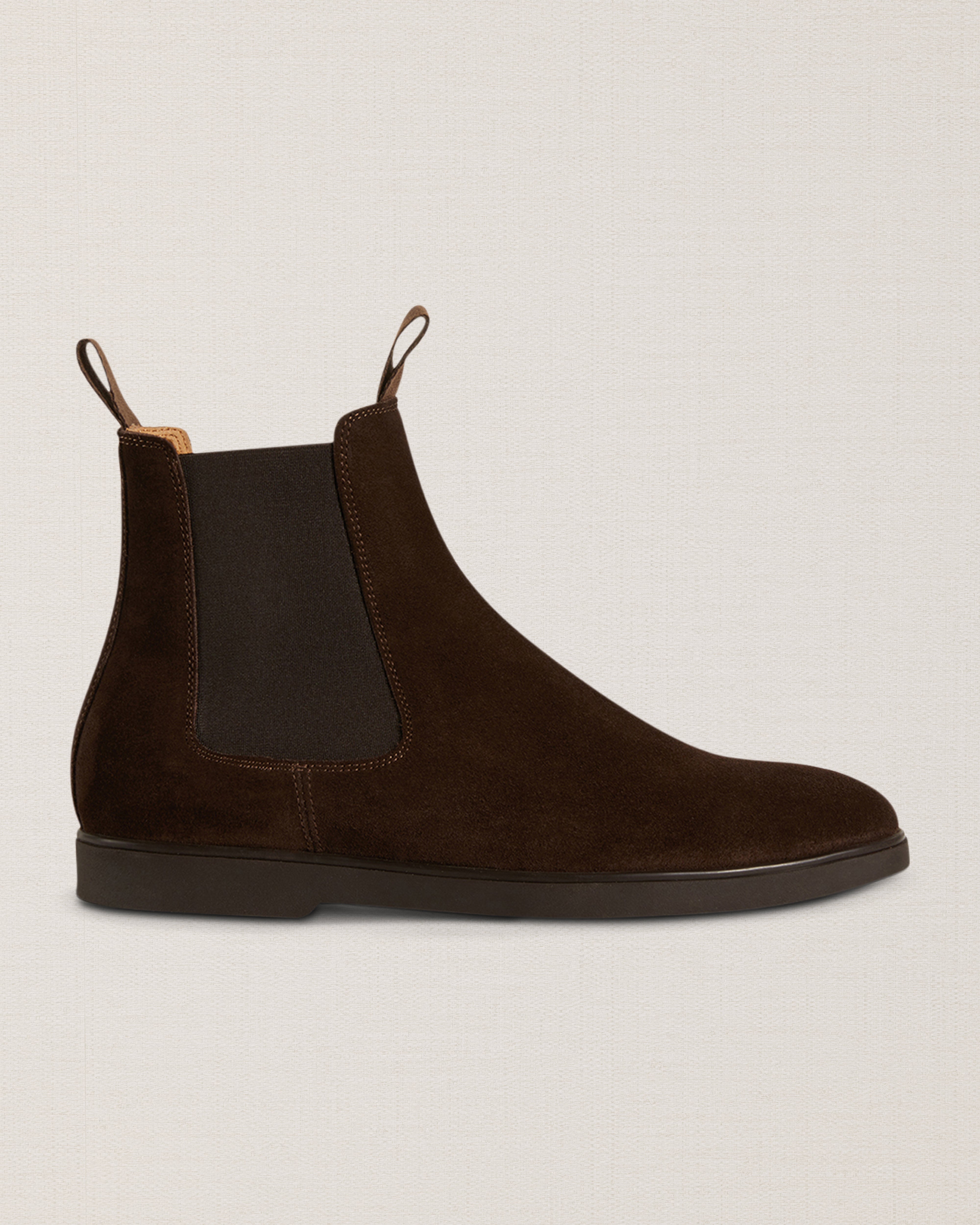 Mens Boots Chelsea Boots Testa Di Moro Men's Dark Brown Chelsea
