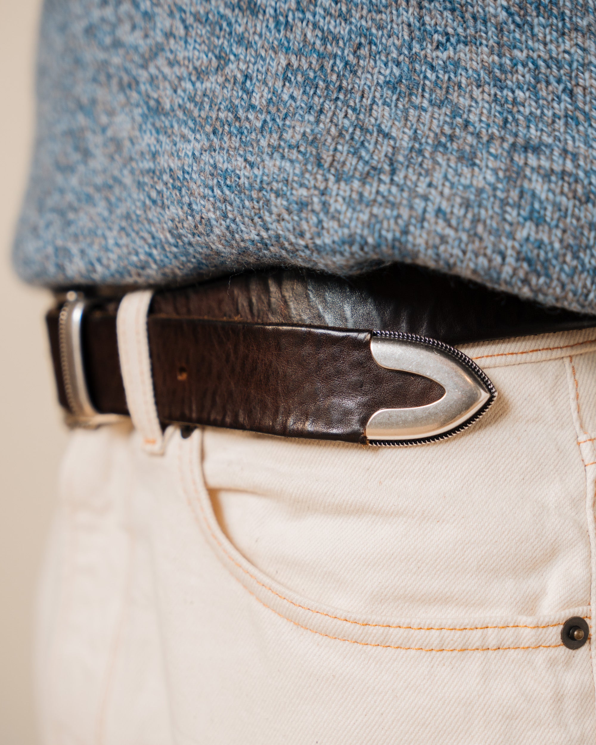 ♦️De Vecchi Leather Belt Leather Belt  main image 2
