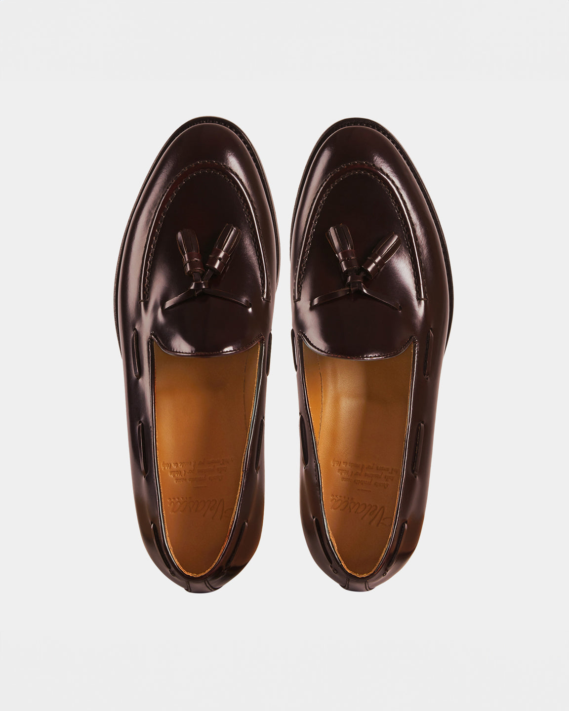 Men s brown leather Loafers with Tassels Velasca