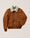 Our Tobacco brown sheepskin leather Balsorano sheepskin jacket - Picture 4 - Velasca
