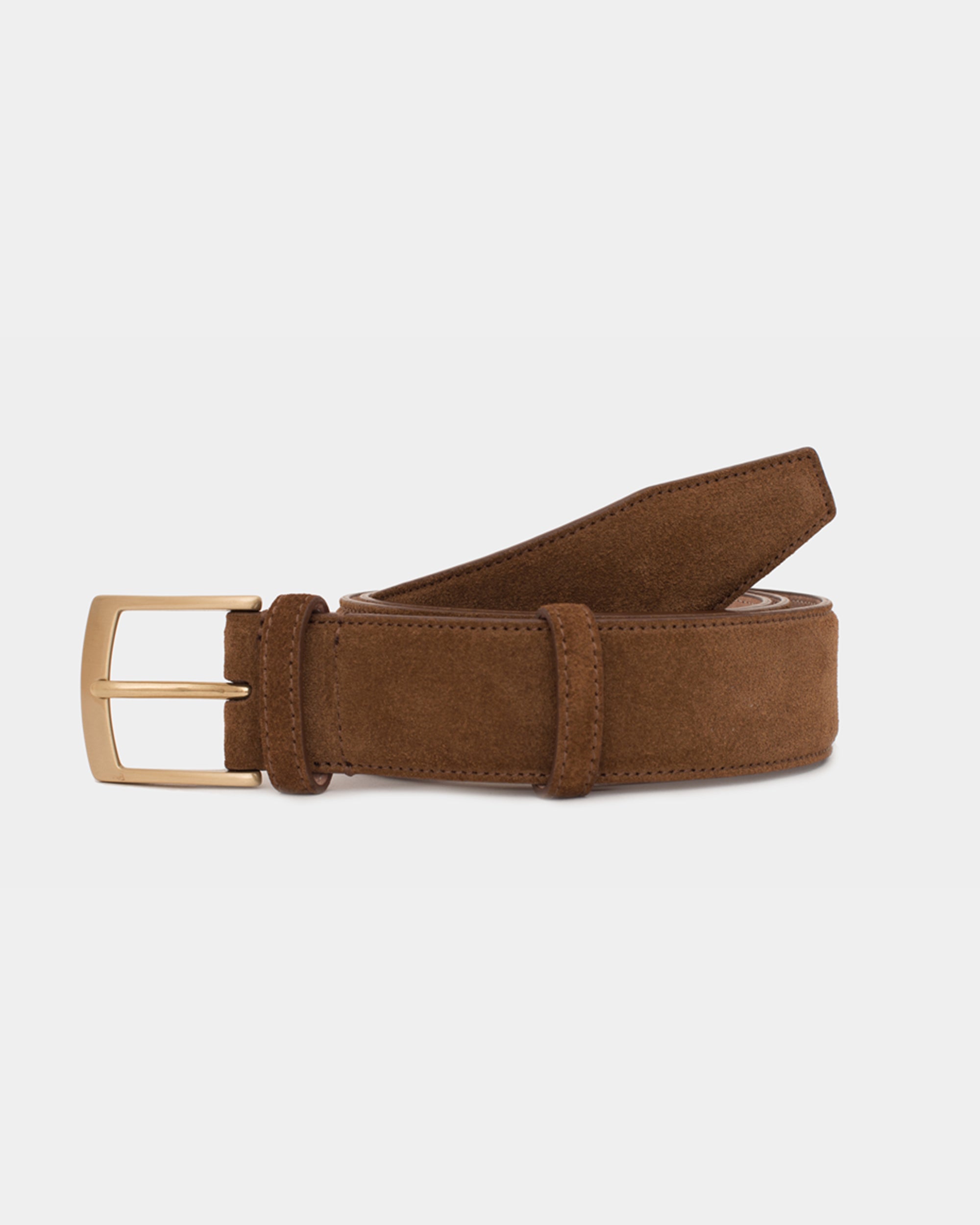 tobacco suede belt Anderson's Brown Leather Buckle 30 mm but dresses up nicely Belt | Suede | Snuff