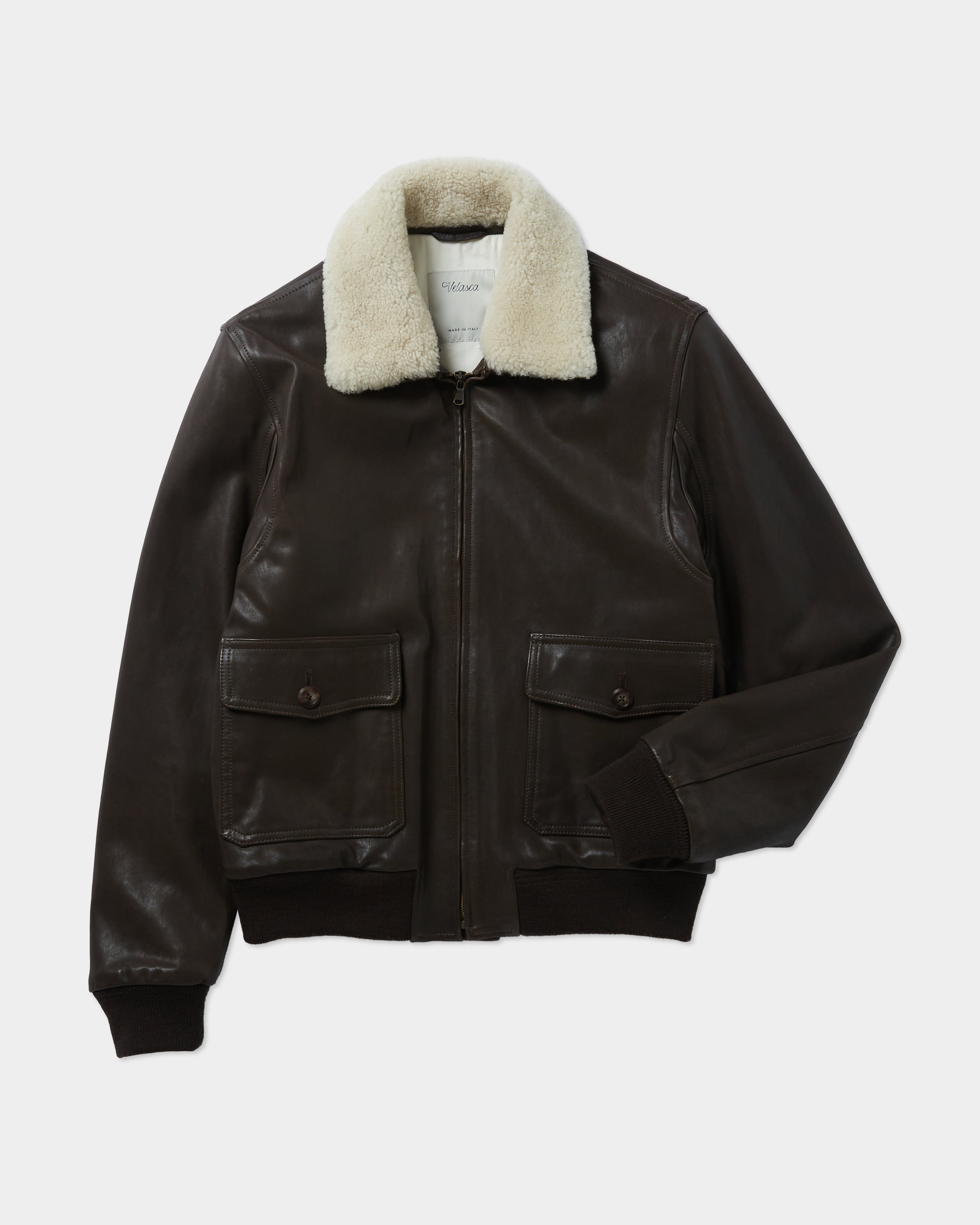 Fur hot sale flight jacket