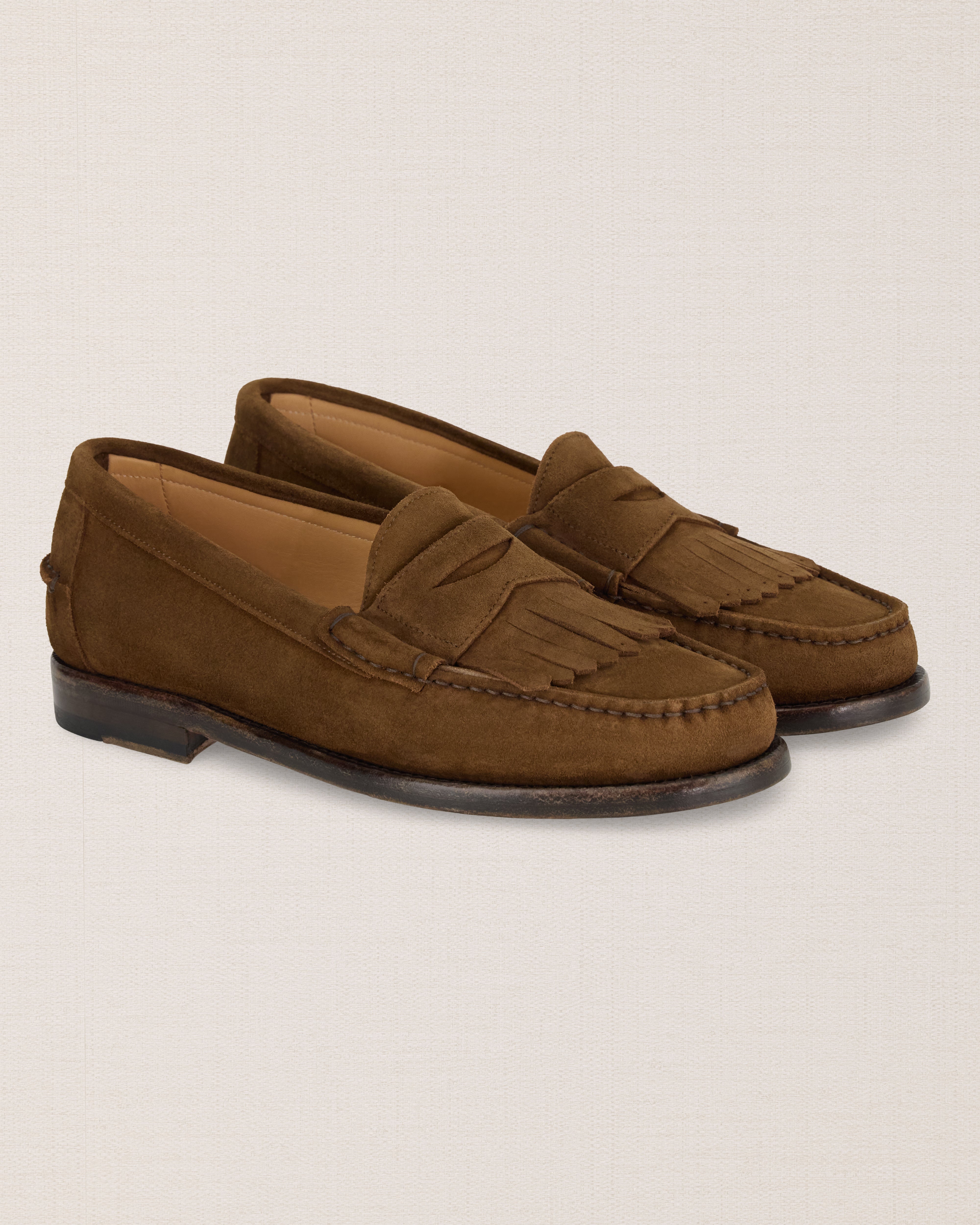 Velasca Milano Men\'s Brown Suede Loafers EU 40 made in Italy Velasca: Collectors main image 4
