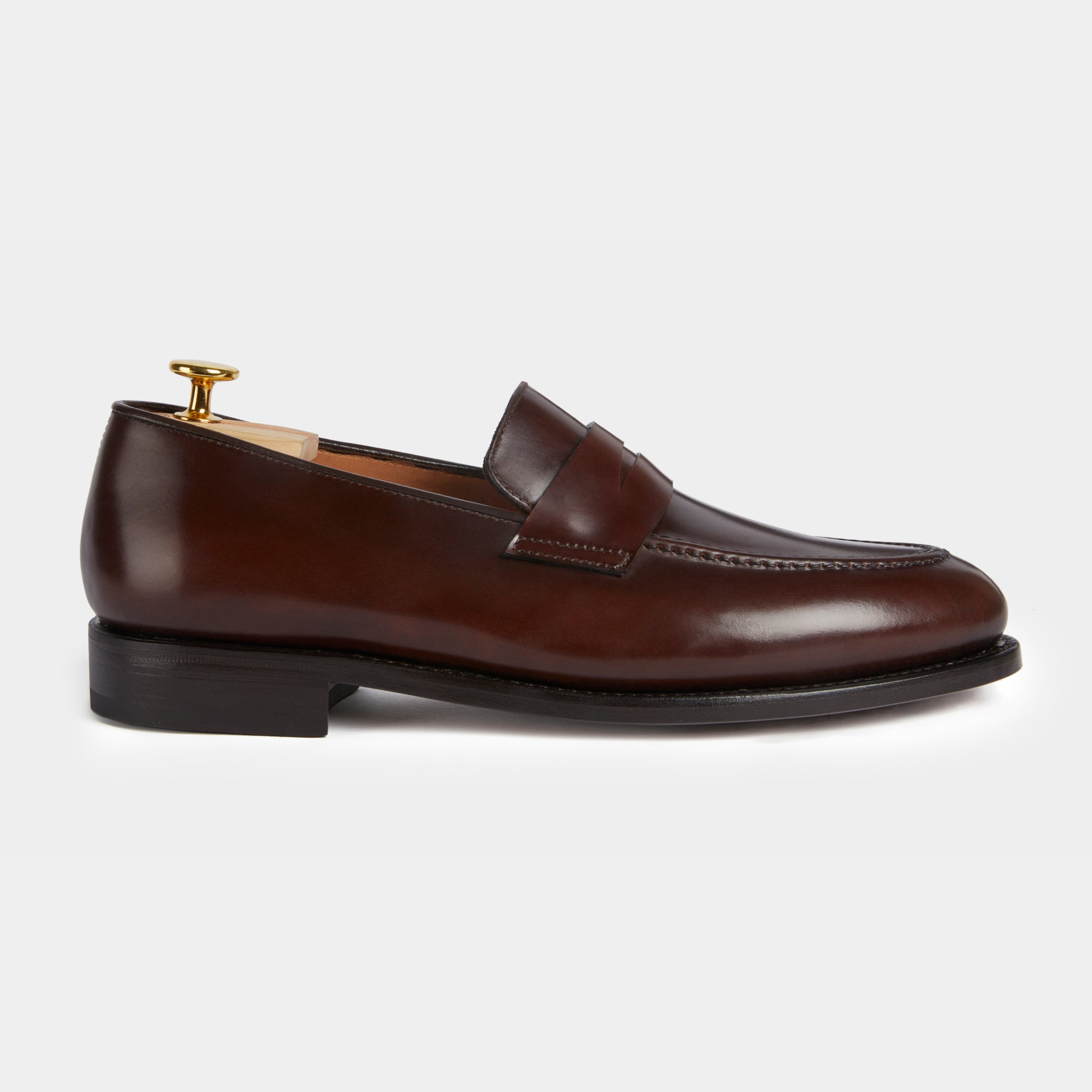 Velasca | Dark brown Tapered Loafers in cordovan leather Velasca | Dark brown Tapered Loafers in cordovan leather