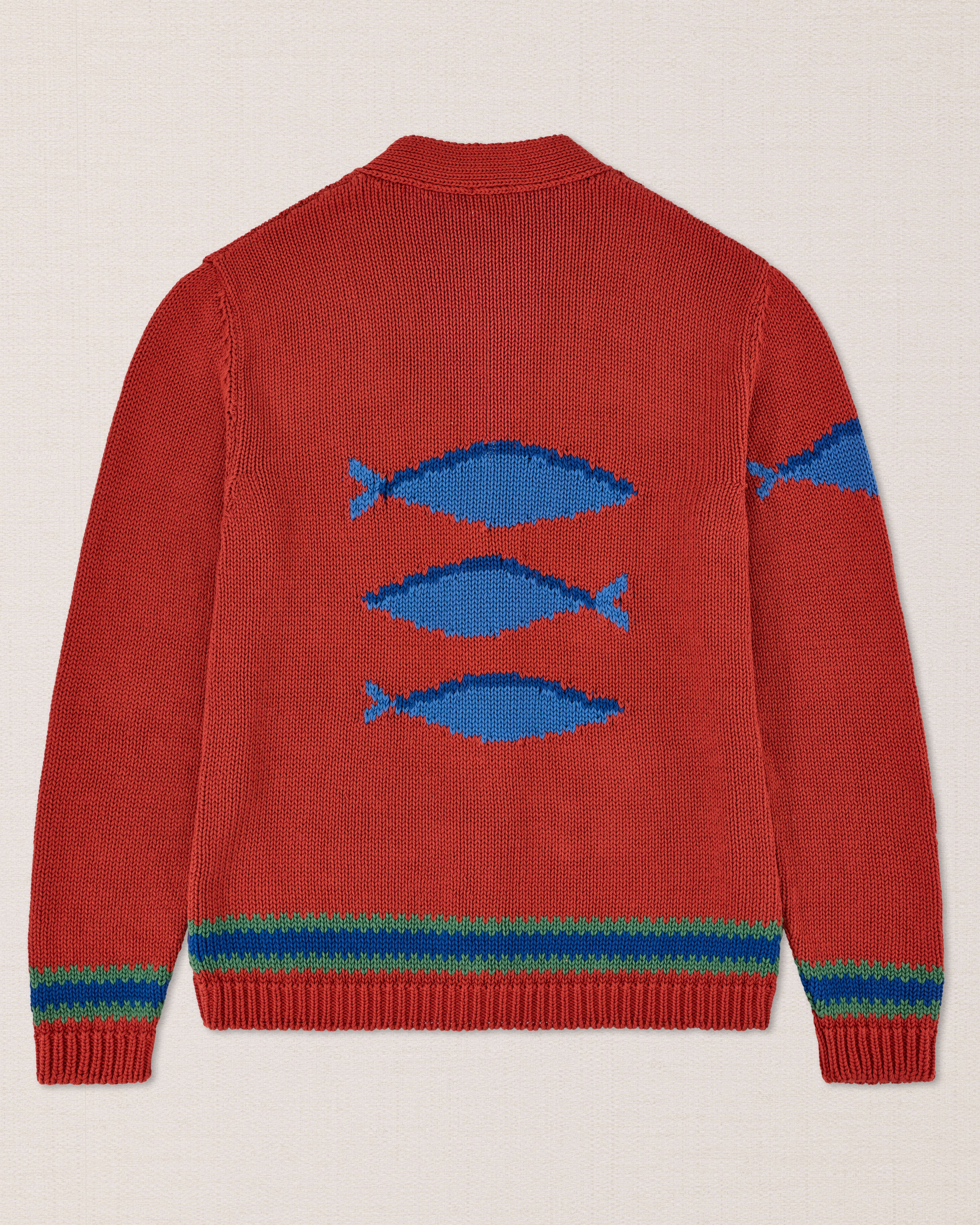 Men's Patterned Cotton Cardigan, Made in Italy | Velasca