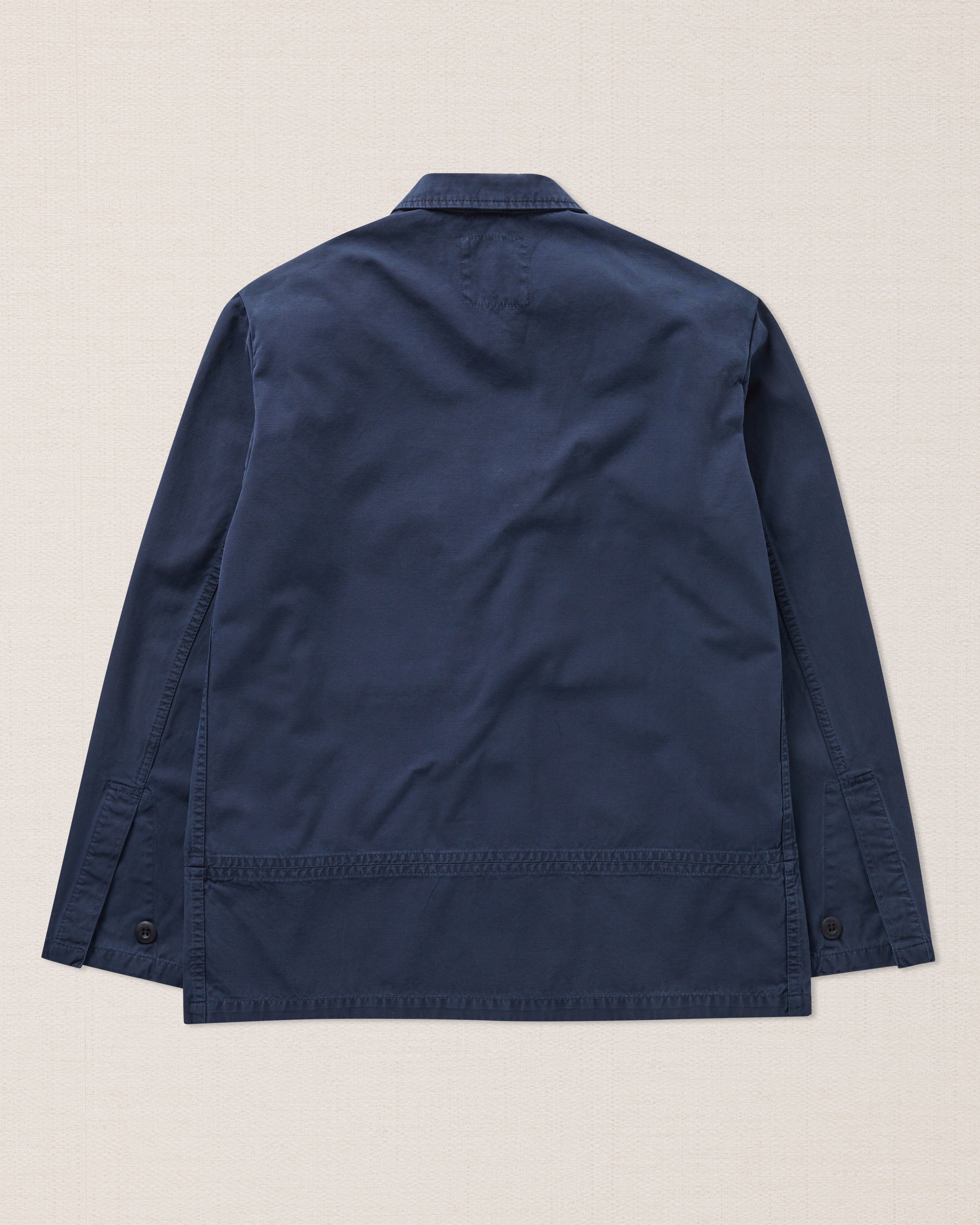 Dark blue field jacket for men, Made in Italy | Velasca