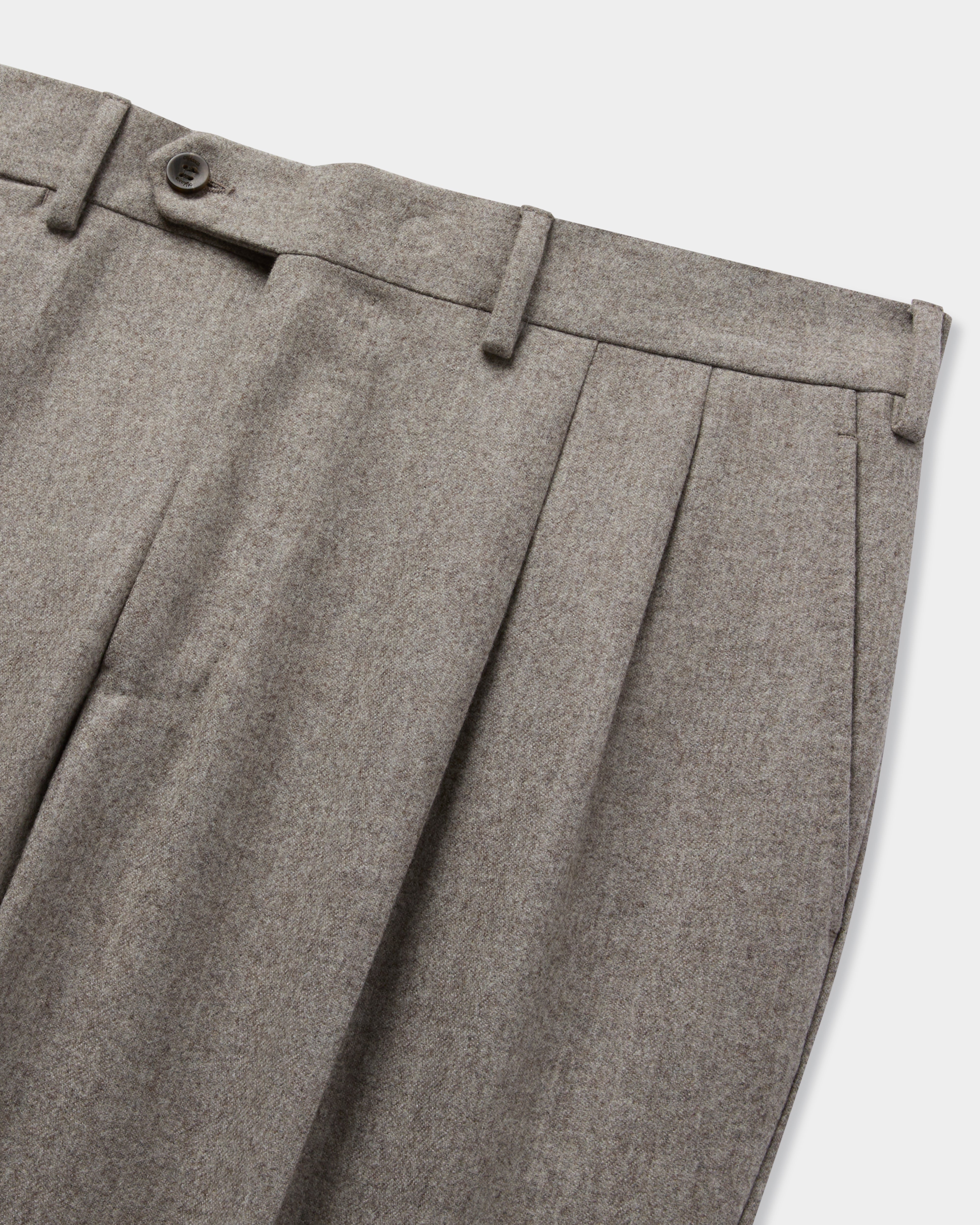 Men's classic beige flannel pants, Made in Italy | Velasca Men's classic beige flannel pants, Made in Italy | Velasca