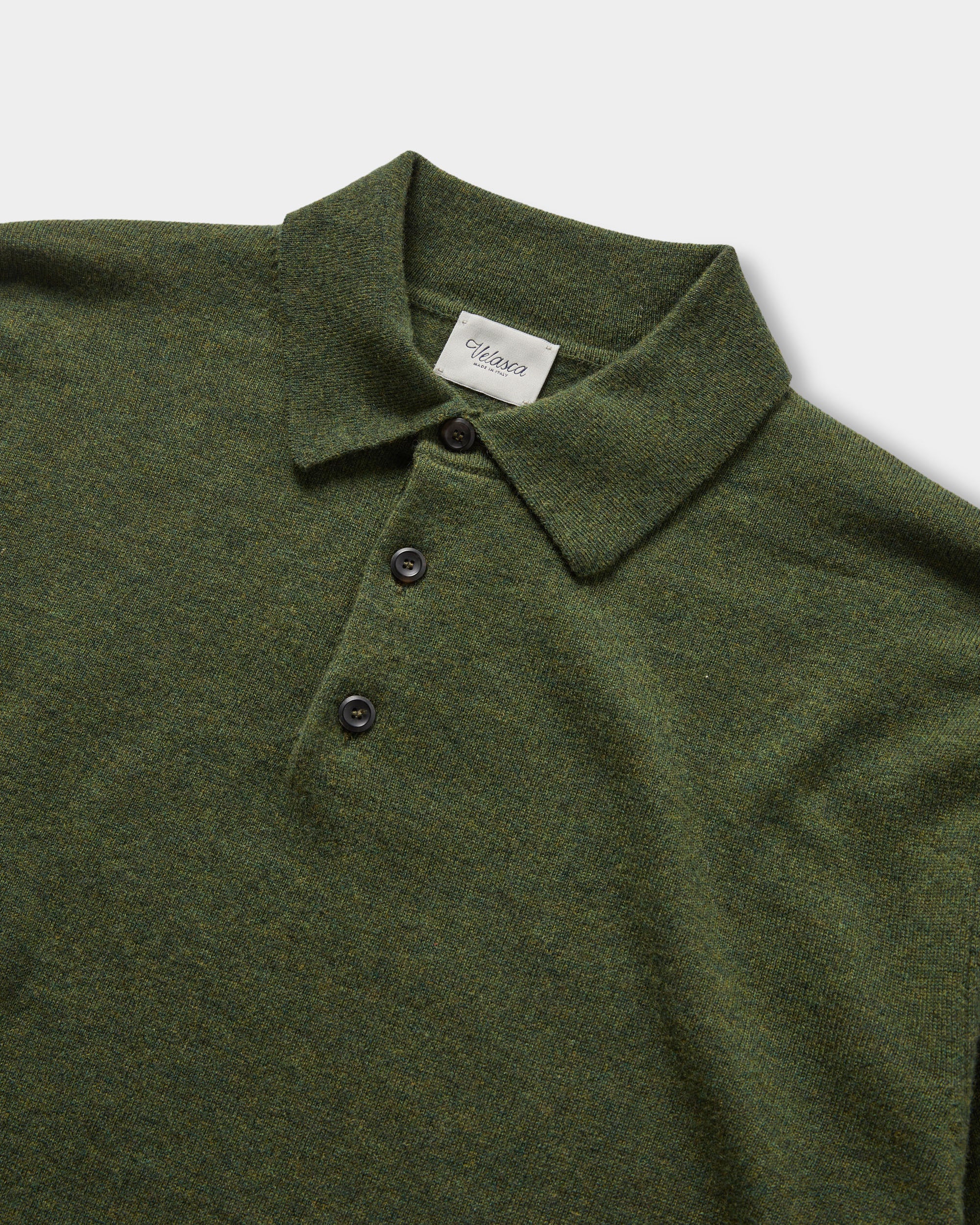 Velasca Men s polo sweater in 100 merino wool. Made in Italy