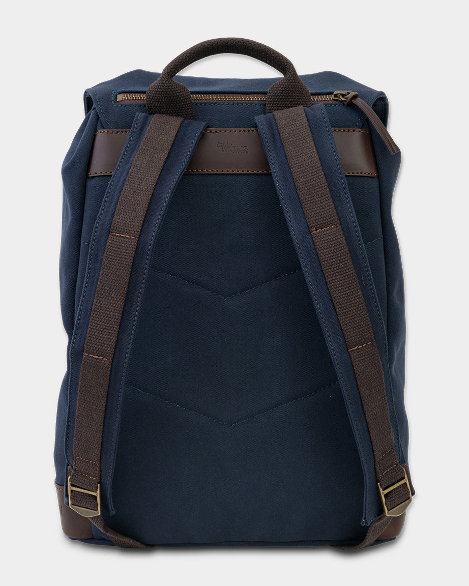 Sach | Men's bicolor canvas and leather backpack for travel