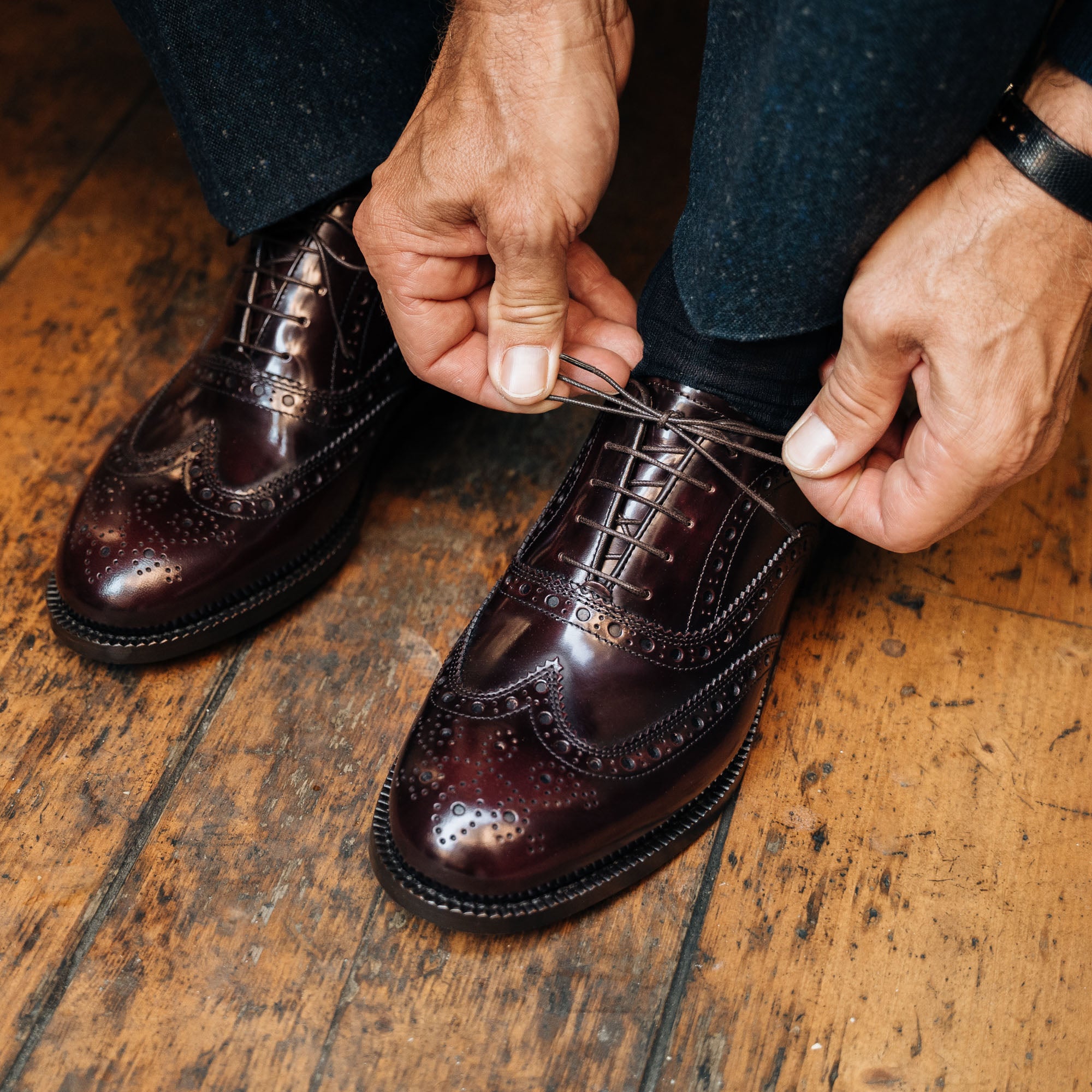 Men's Goodyear wingtip leather Oxford shoe | Velasca Men's Goodyear wingtip leather Oxford shoe | Velasca