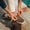 Our natural leather unlined Gambaree boat shoes - Wear picture 3